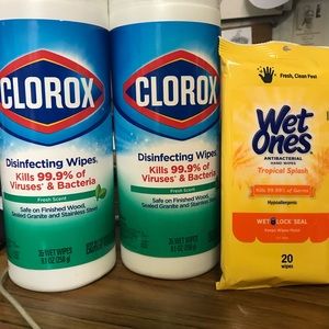 Wet Ones on the go & Cleaning Bundle